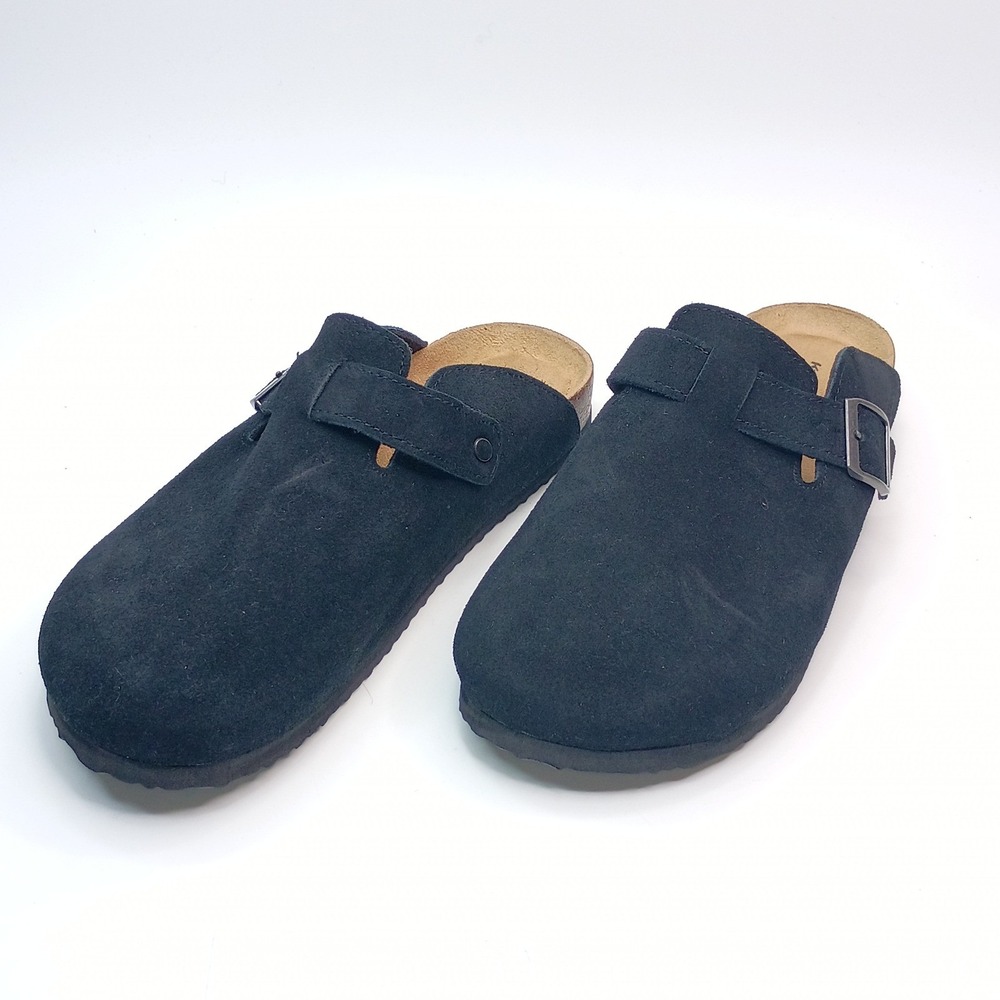Khombu‎ Damian Mule Men Size 11 Black Suede Cork Insole 1967247